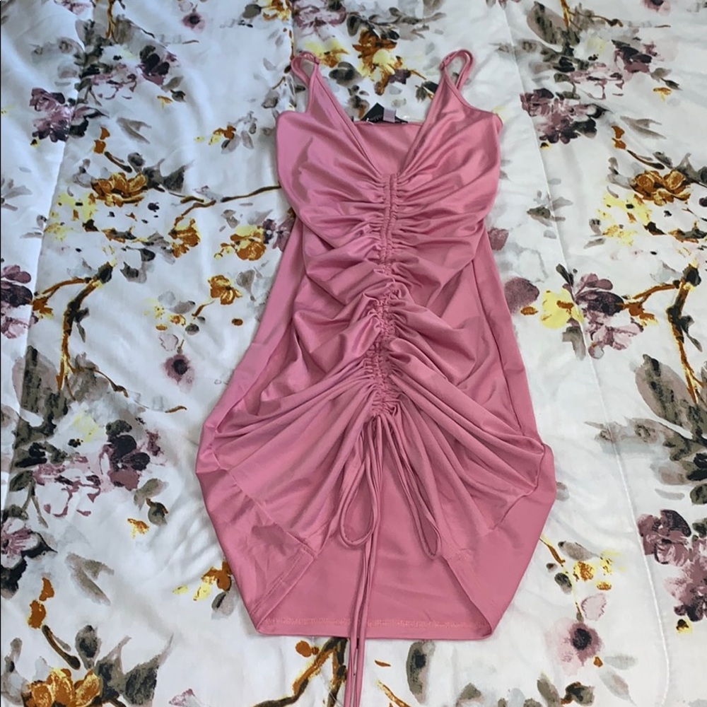 Ruched Mini Dress